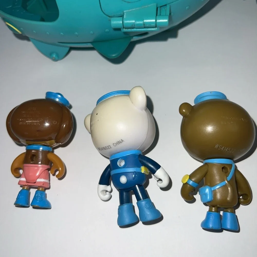 Octonauts Gup A Deluxe Vehicle figures Captain Barnacles Tweak Barrot Dashi